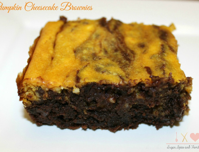 Pumpkin Cheesecake Brownies