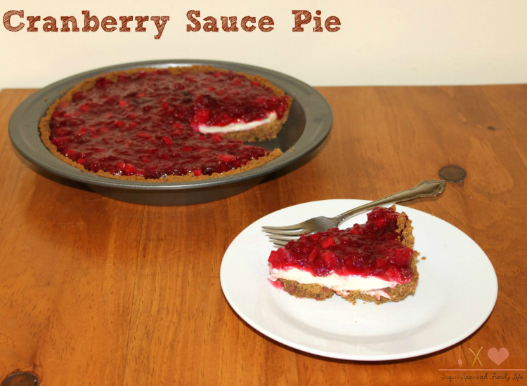 cranberry sauce pie