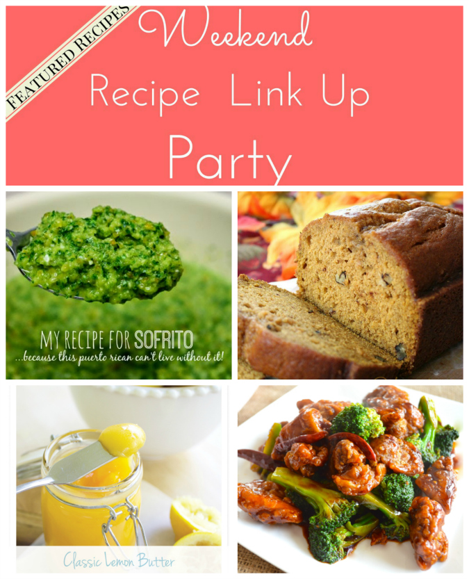 Weekend Recipe Link Up Party featured recipes 19