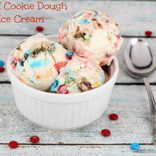 M&Ms Cookie Dough Ice Cream