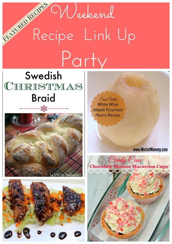 Weekend Recipe Link Up Party featured recipes 36