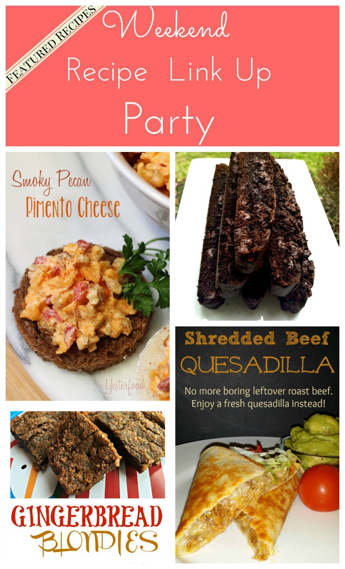 Weekend Recipe Link Up Party featured recipes 38