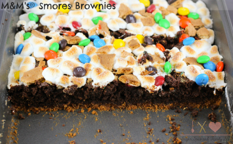 M&M's Smores Brownies