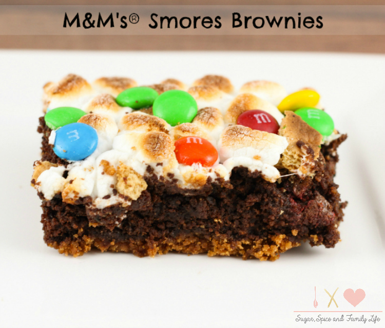 M&M's Smores Brownies