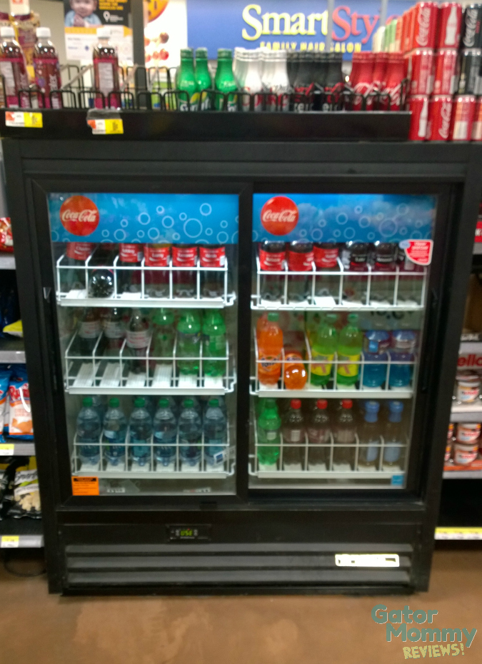 Coca-Cola cooler at Walmart