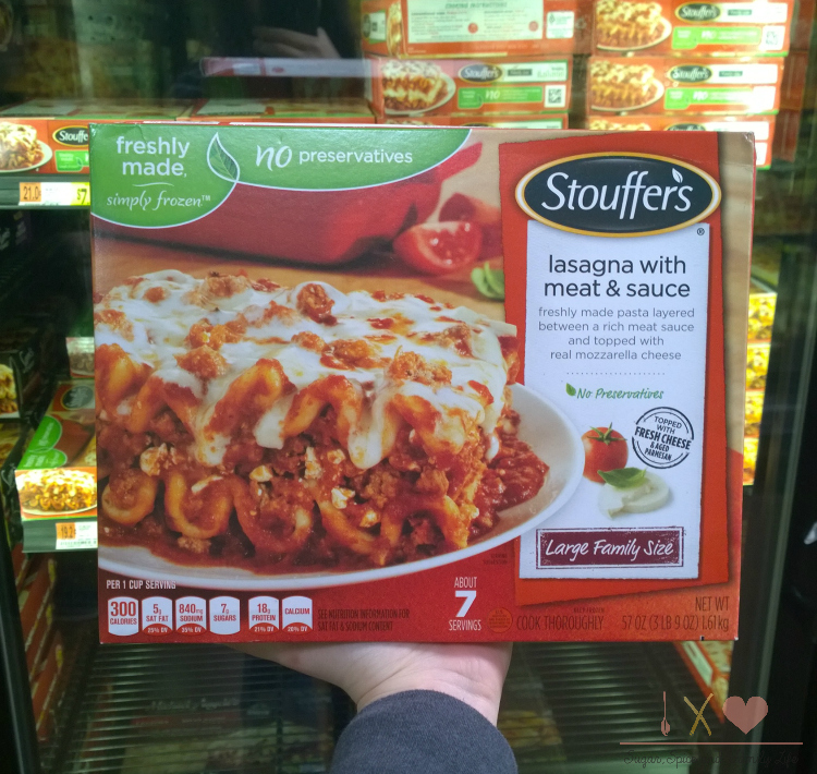 Stouffer's Lasagna at Walmart