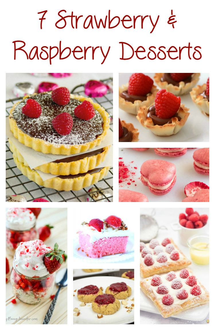 7 Strawberry and Raspberry Desserts