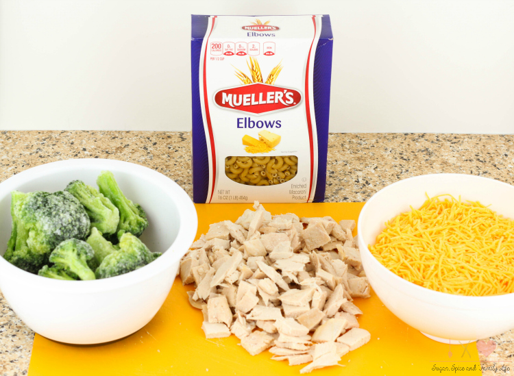 Cheesy Chicken and Broccoli Casserole Main Ingredients