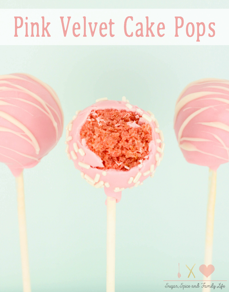 Pink Velvet Cake Pops