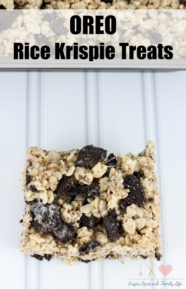 Oreo Rice Krispie Treats