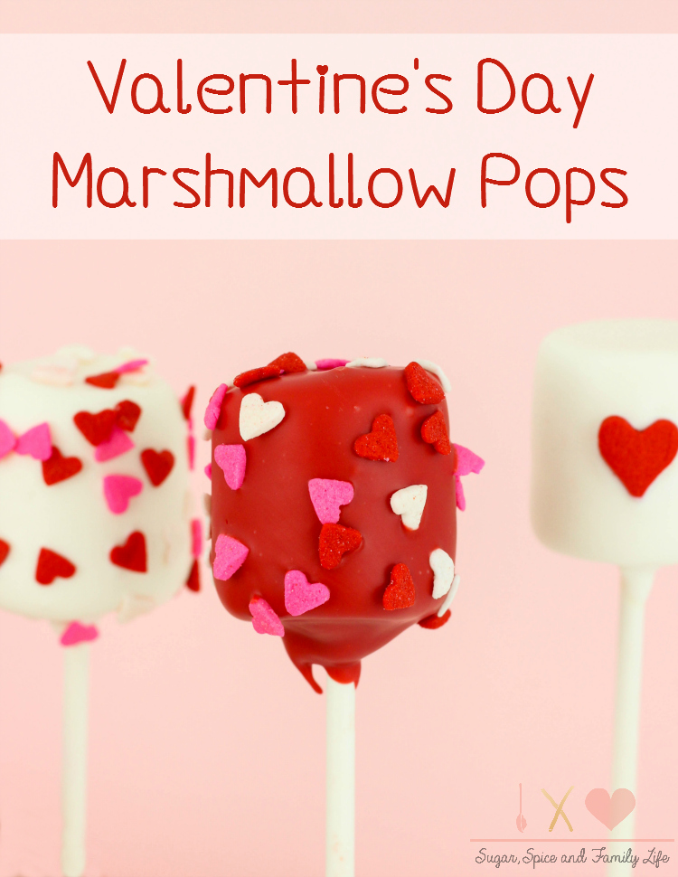Valentine's Day Marshmallow Pops