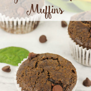 Chocolate Green Smoothie Muffins