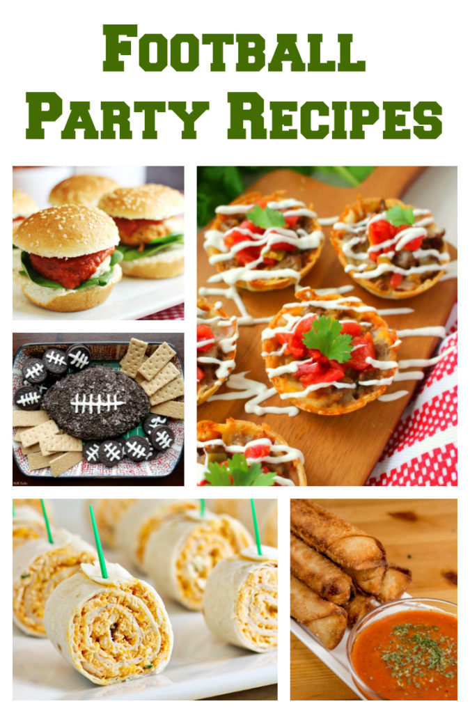 Football Party Recipes - Sugar and Spice Link Party #192 - Sugar, Spice ...