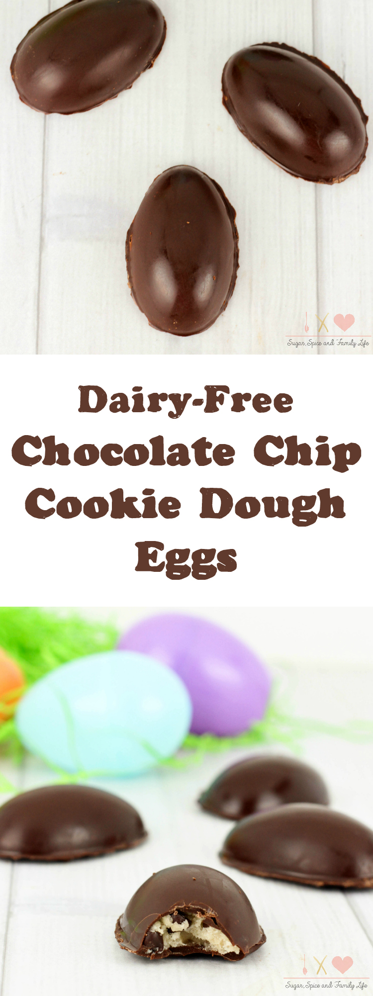 Dairy-Free Chocolate Chip Cookie Dough Eggs Recipe